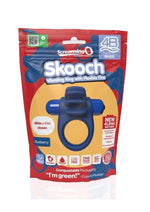 Load image into Gallery viewer, 4b Skooch Vibrating Cock Ring with Clitoral Stimulator - Blue/Blueberry