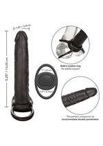 Load image into Gallery viewer, Accommodator Dual Penetrator Dildo Cock Ring