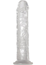 Load image into Gallery viewer, Adam and Eve Crystal Clear Dong - Clear - 8in