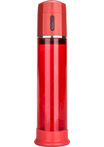 Load image into Gallery viewer, Advanced Fireman's Pump Fully Automated One-Hand Control Penis Pump - Red