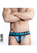 Load image into Gallery viewer, Airmesh Upthrust Slider-Strap Jock - Sky Blue - XXLarge