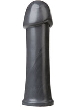 Load image into Gallery viewer, American Bombshell B-10 Torpedo Dildo - Grey/Gun Metal - 9.9in