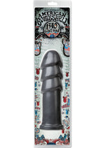 Load image into Gallery viewer, American Bombshell B-10 Warhead Dildo - Grey/Gun Metal - 10.1in