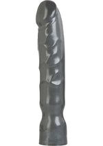 Load image into Gallery viewer, American Bombshell Big Boy Dildo - Grey/Gun Metal - 11.4in