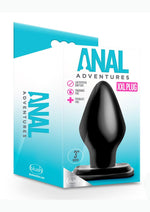 Load image into Gallery viewer, Anal Adventures XXL Butt Plug - Black