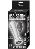 Load image into Gallery viewer, Ass-Sation Remote Control Vibrating Metal Anal Bulb - Metal/Silver