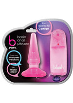 Load image into Gallery viewer, B Yours Basic Vibrating Butt Plug with Remote Control - Pink