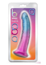Load image into Gallery viewer, B Yours Beautiful Sky Dildo 7in Sunset - Blue/Pink