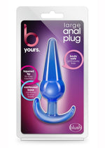 Load image into Gallery viewer, B Yours Butt Plug - Blue - Large