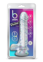 Load image into Gallery viewer, B Yours Diamond Dazzle Dildo - Clear - 9in