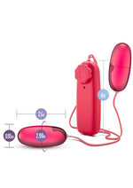 Load image into Gallery viewer, B Yours Double Pop Eggs with Remote Control - Cerise