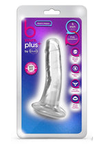 Load image into Gallery viewer, B Yours Plus Hard N' Happy Realistic Dildo - Clear - 5.5in