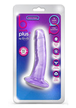 Load image into Gallery viewer, B Yours Plus Hard N' Happy Realistic Dildo - Purple - 5.5in