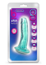 Load image into Gallery viewer, B Yours Plus Hard N' Happy Realistic Dildo - Teal - 5.5in