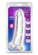 Load image into Gallery viewer, B Yours Plus Lust N' Thrust Realistic Dildo - Clear - 7.5in