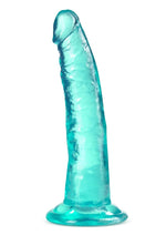 Load image into Gallery viewer, B Yours Plus Lust N' Thrust Realistic Dildo - Teal - 7.5in