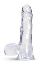 Load image into Gallery viewer, B Yours Plus Rock N' Roll Realistic Dildo with Balls - Clear - 7.25in
