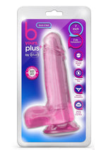 Load image into Gallery viewer, B Yours Plus Rock N' Roll Realistic Dildo with Balls - Pink - 7.25in