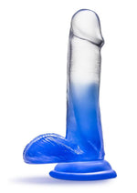 Load image into Gallery viewer, B Yours Stilla Blue Dildo - Blue/Clear - 6in