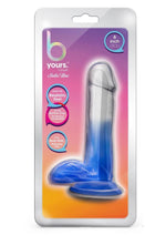 Load image into Gallery viewer, B Yours Stilla Blue Dildo - Blue/Clear - 6in