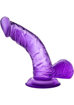 Load image into Gallery viewer, B Yours Sweet N' Hard 8 Dildo with Balls - Purple - 6.5in