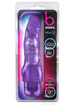 Load image into Gallery viewer, B Yours Vibe 4 Vibrating Dildo - Purple - 8in