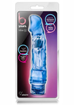 Load image into Gallery viewer, B Yours Vibe 6 Vibrating Dildo - Blue - 9in
