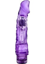 Load image into Gallery viewer, B Yours Vibe 6 Vibrating Dildo - Purple - 9in