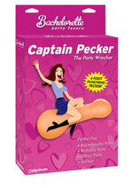 Load image into Gallery viewer, Bachelorette Party Favors Captain Pecker The Inflatable Party Pecker - Vanilla