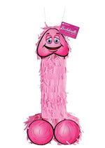 Load image into Gallery viewer, Bachelorette Party Favors Pecker Pinata - Pink - 18in
