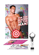 Load image into Gallery viewer, Bachelorette Party Favors Pin The Macho On The Man Party Game