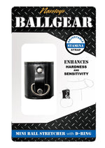 Load image into Gallery viewer, Ballgear Iron Mini Ball Stretcher with D-Ring - Black