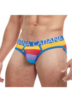 Load image into Gallery viewer, Banana Cabana Brief - Multicolor/Rainbow - Large/XLarge