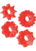 Load image into Gallery viewer, Basic Essentials Super Stretchy Enhancer Cock Rings - Assorted Colors/Red