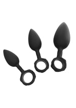 Load image into Gallery viewer, Bathmate Anal Training Silcone Plugs Kit - Black - 3 Pieces