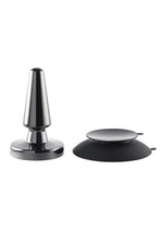 Load image into Gallery viewer, Beginner Metal Plug Rechargeable Vibrating Anal Plug