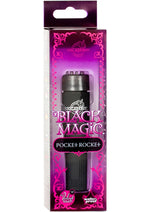 Load image into Gallery viewer, Black Magic Pocket Rocket Velvet Touch Waterproof - Black - 4.2in