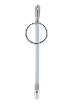 Load image into Gallery viewer, Blue Line Stainless Steel Cock Ring Catheter Urethral Plug