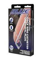 Load image into Gallery viewer, Blue Line Stainless Steel Cock Ring Catheter Urethral Plug