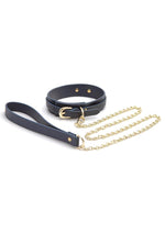 Load image into Gallery viewer, Bondage Couture Collar and Leash - Blue