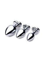 Load image into Gallery viewer, Booty Sparks Gemstones Red Jasper Hearts Anal Plug