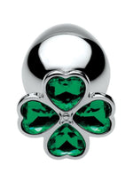 Load image into Gallery viewer, Booty Sparks Lucky Clover Gem Large Anal Plug