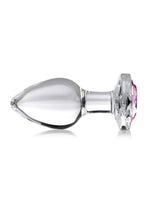 Load image into Gallery viewer, Booty Sparks Pink Gem Glass Anal Plug