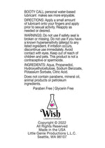 Load image into Gallery viewer, Bootycall Water Based Lubricant - 4oz