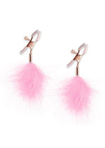 Load image into Gallery viewer, Bound Nipple Clamps F1 - Metal/Pink/Rose Gold