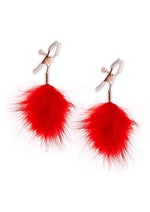 Load image into Gallery viewer, Bound Nipple Clamps F1 - Metal/Red/Rose Gold