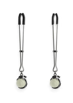 Load image into Gallery viewer, Bound Nipple Clamps G1 Iron - Glow In The Dark/Gray/Grey/Metal