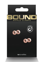 Load image into Gallery viewer, Bound Nipple Clamps M1 - Metal/Rose Gold