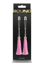 Load image into Gallery viewer, Bound Nipple Clamps T1 - Metal/Pink/Rose Gold