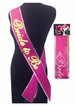 Load image into Gallery viewer, Bride-To-Be's Glow In The Dark Party Sash - Glow In The Dark/Hot Pink/Pink